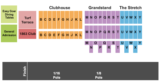 Saratoga Race Course Belmont Stakes Seating Chart